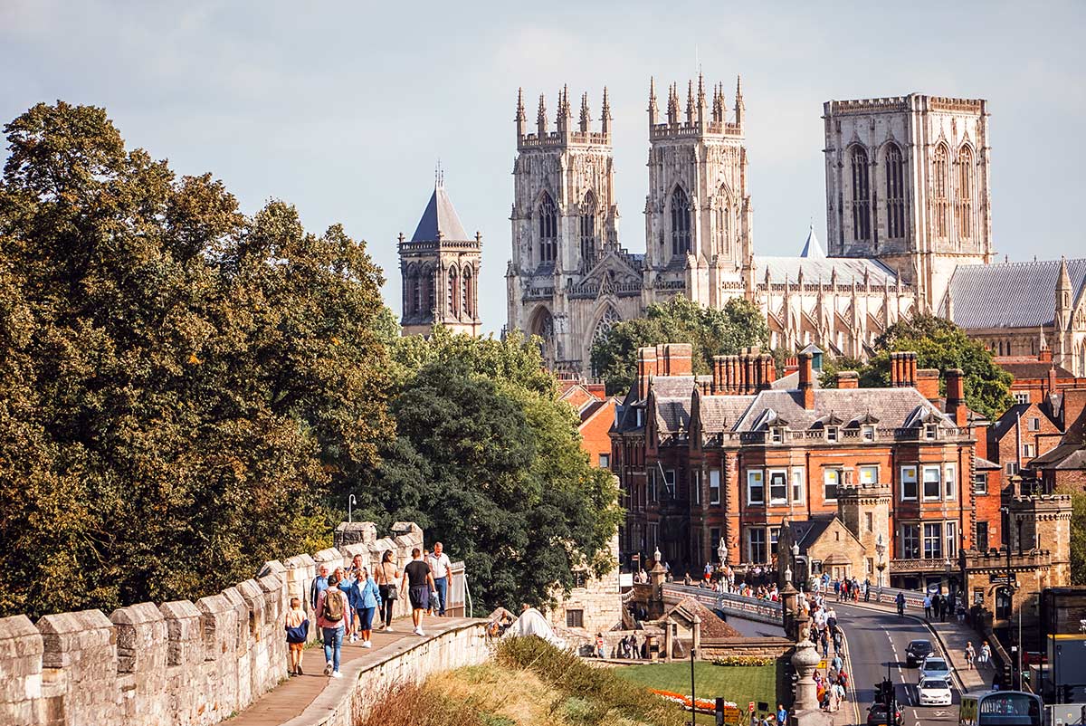 York Minster city view