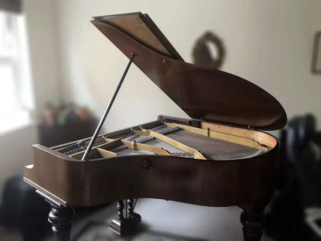 A piano in a house. Piano removals Wetherby by A&M Removals